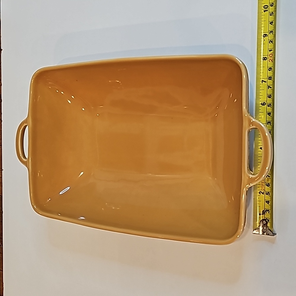 💚 Pier 1 Imports Mushroom Design Stoneware Baking Dish